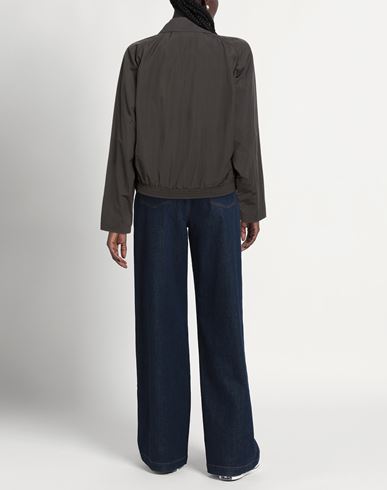 Woman Jacket Charcoal Size L Polyamide, Polyurethane