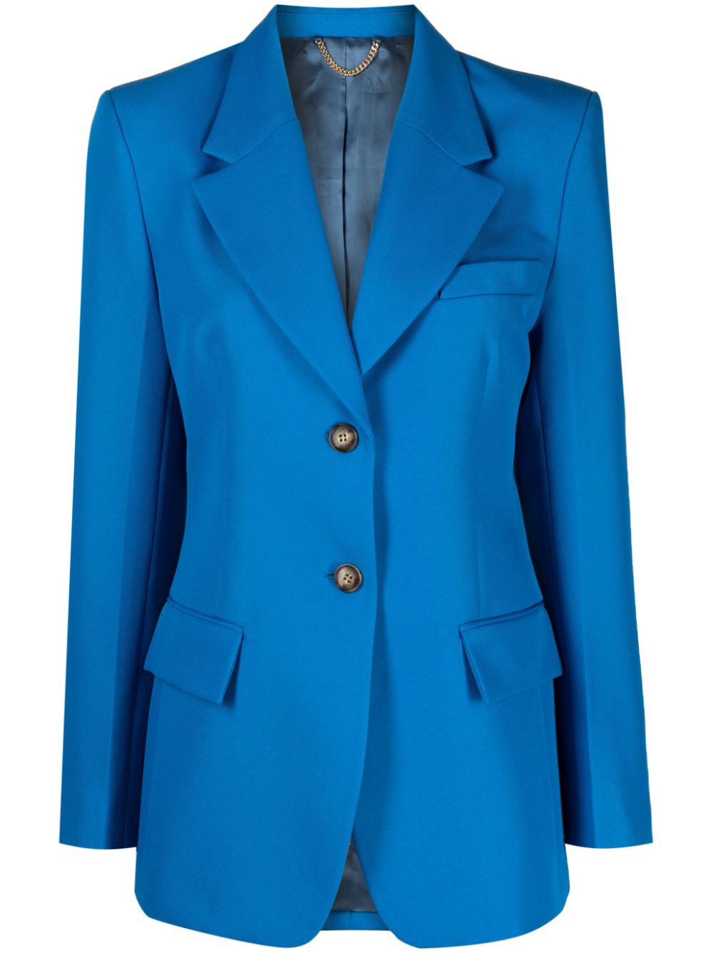 Single-breasted blazer - Blue