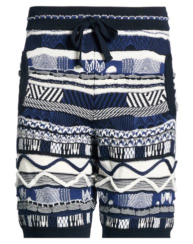 Man Shorts & Bermuda Shorts Blue Size 32 Cotton, Polyamide