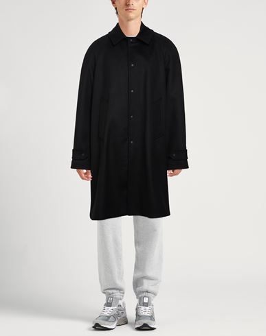 Paltò Guardaroba Man Coat Black Size 38 Wool, Polyamide, Cashmere