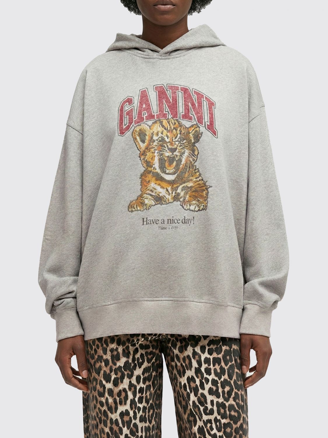 Sweatshirt Woman color Grey