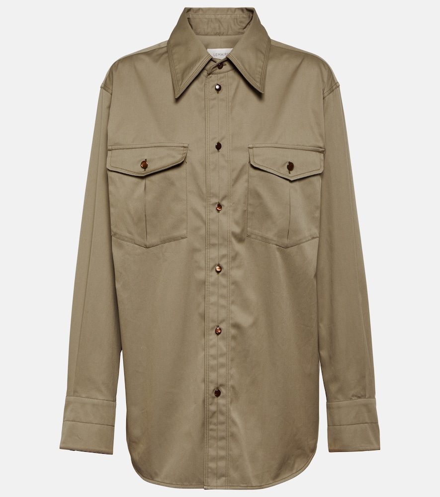 Lemaire Western cotton twill shirt