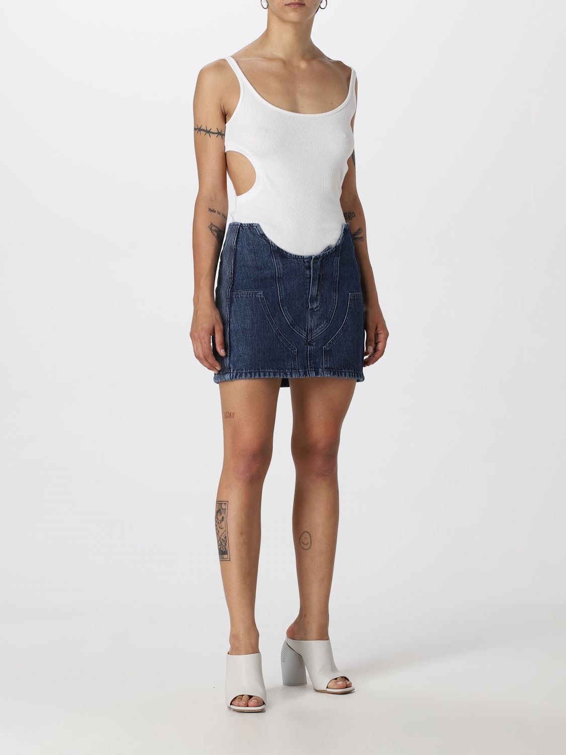 Skirt Woman color Blue