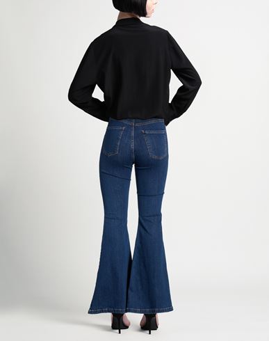 ! Woman Jeans Blue Size 28 Cotton, Elastane