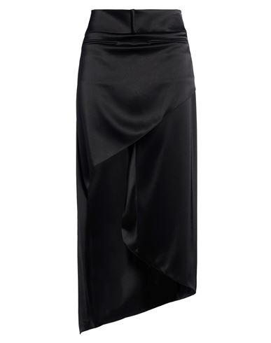 Courrèges Woman Midi skirt Black Size 2 Triacetate, Polyester