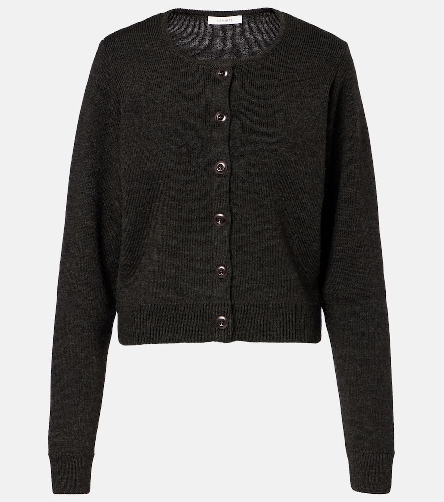 Ribbed-knit cardigan