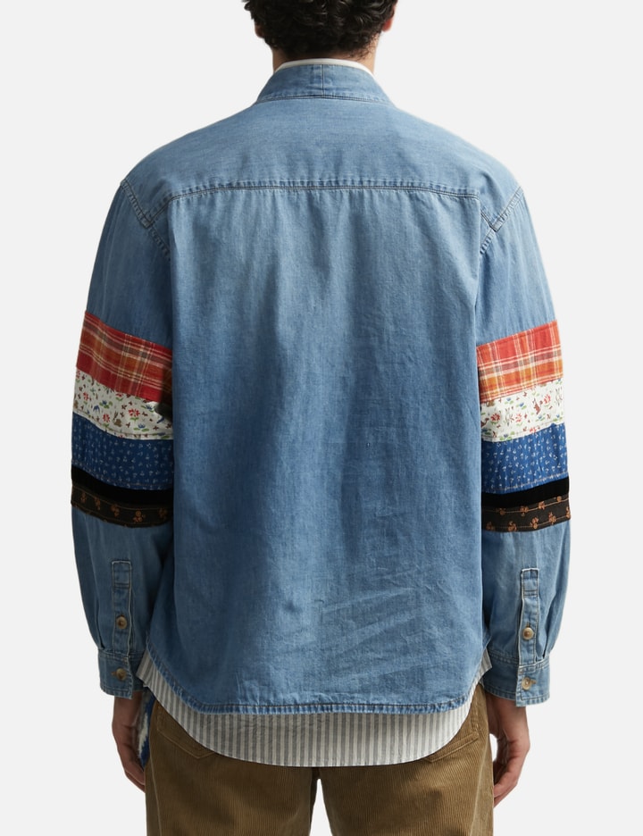 Patchwork Denim Overshirt