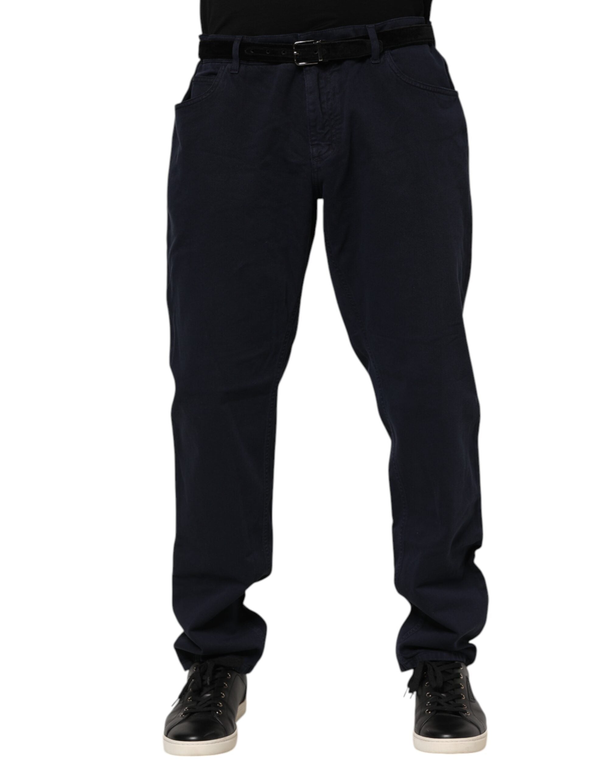 Tapered Jeans — Black
