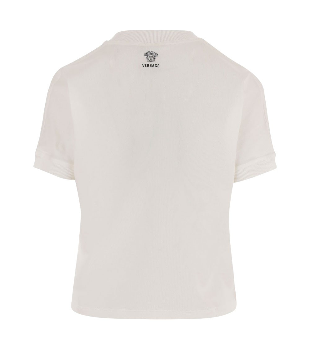Ivory Stretch Cotton T-shirt