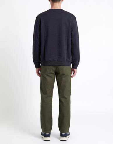 Man Sweatshirt Charcoal Size L Cotton, Polyester