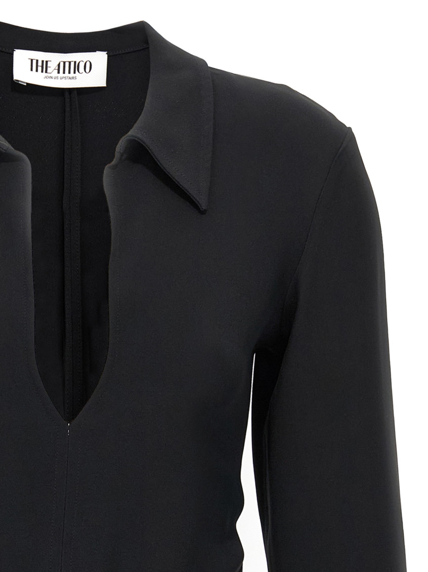 Mini Polo Dress Dresses Black