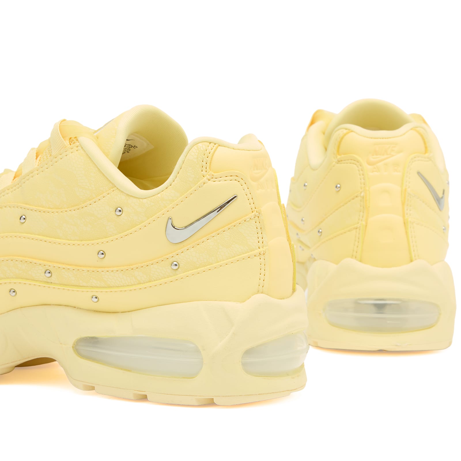 Women's Air Max 95 "Big Bubble" Sneaker Soft Yellow/Silver/Alabaster