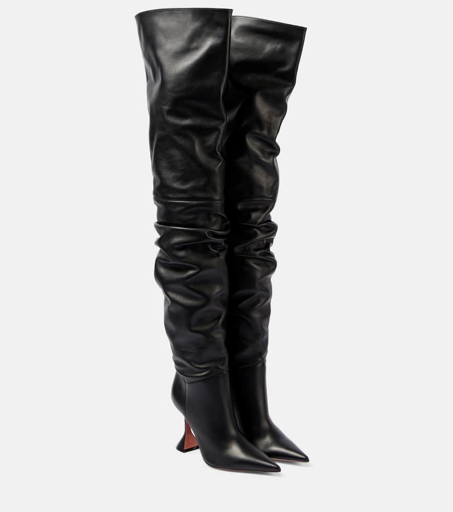 Olivia 95 leather over-the-knee boots