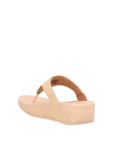 Woman Thong sandal Blush Size 5 Leather