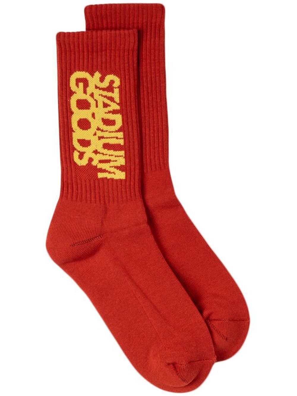 Bay Red crew socks