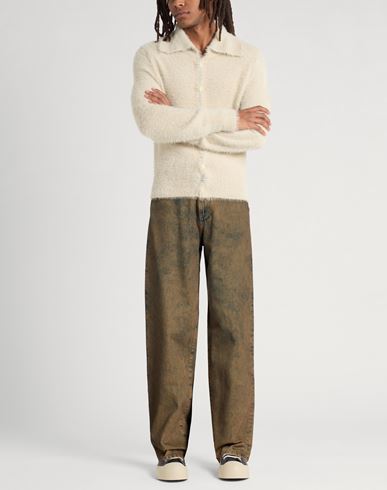Man Jeans Brown Size 28 Cotton