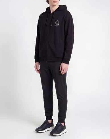 Man Sweatshirt Midnight blue Size XS Cotton, Polyester, Elastane