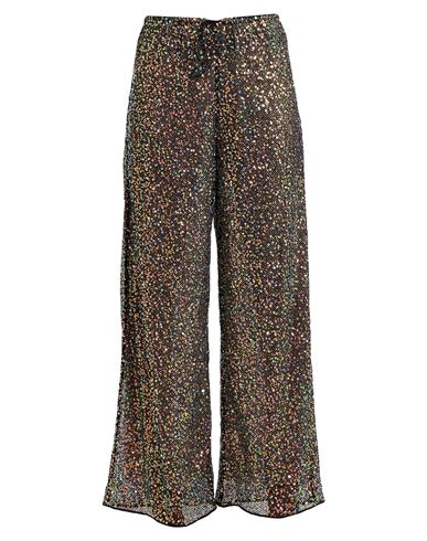 Oséree Woman Pants Black Size L Polyester
