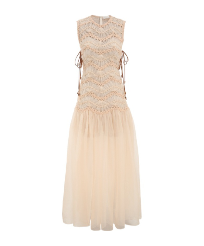Illuminate Macrame Maxi Dress