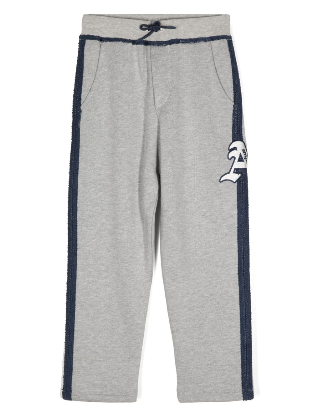 Logo-patch trousers - Grey