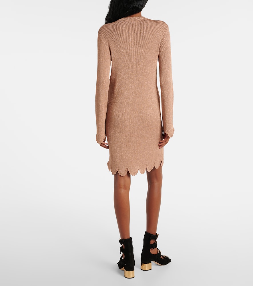Chloé Scalloped sweater dress