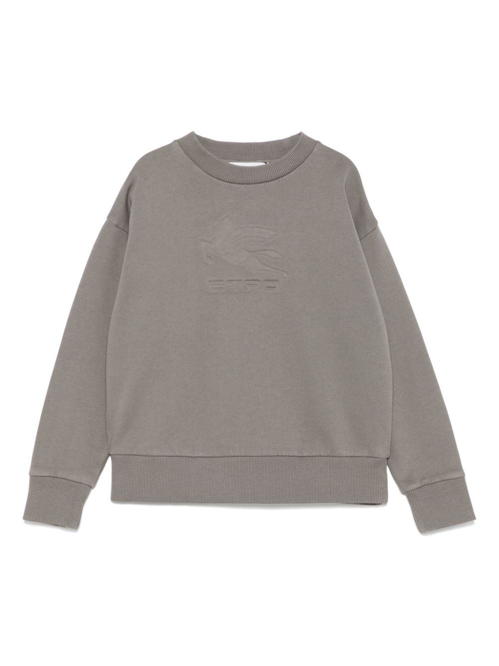 Pegaso-motif sweatshirt - Grey