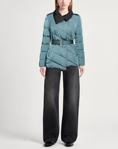 Woman Puffer Deep teal Size M Nylon
