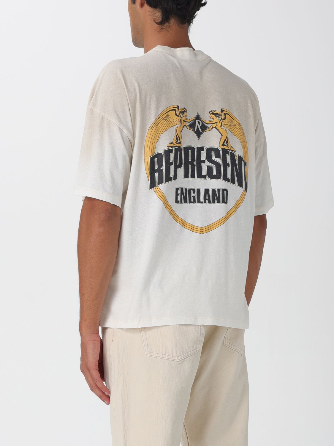 T-Shirt Men color Ecru