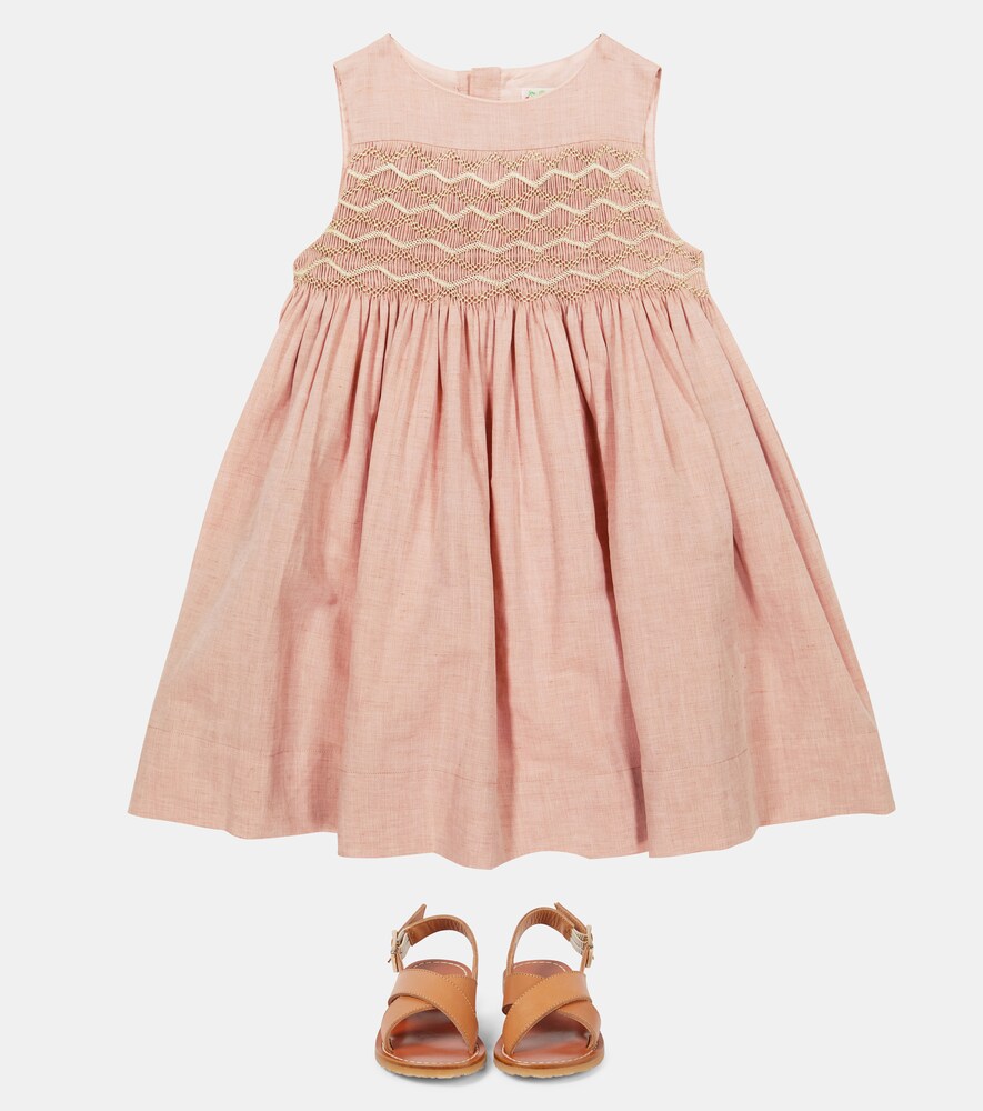 Bonpoint Anaya linen cotton and silk dress