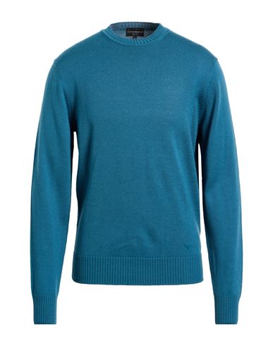 Man Sweater Deep teal Size S Virgin Wool