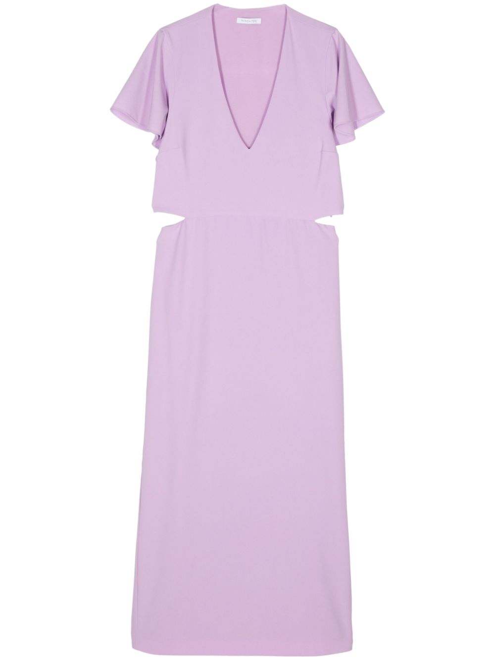 Cut-out midi dress - Purple