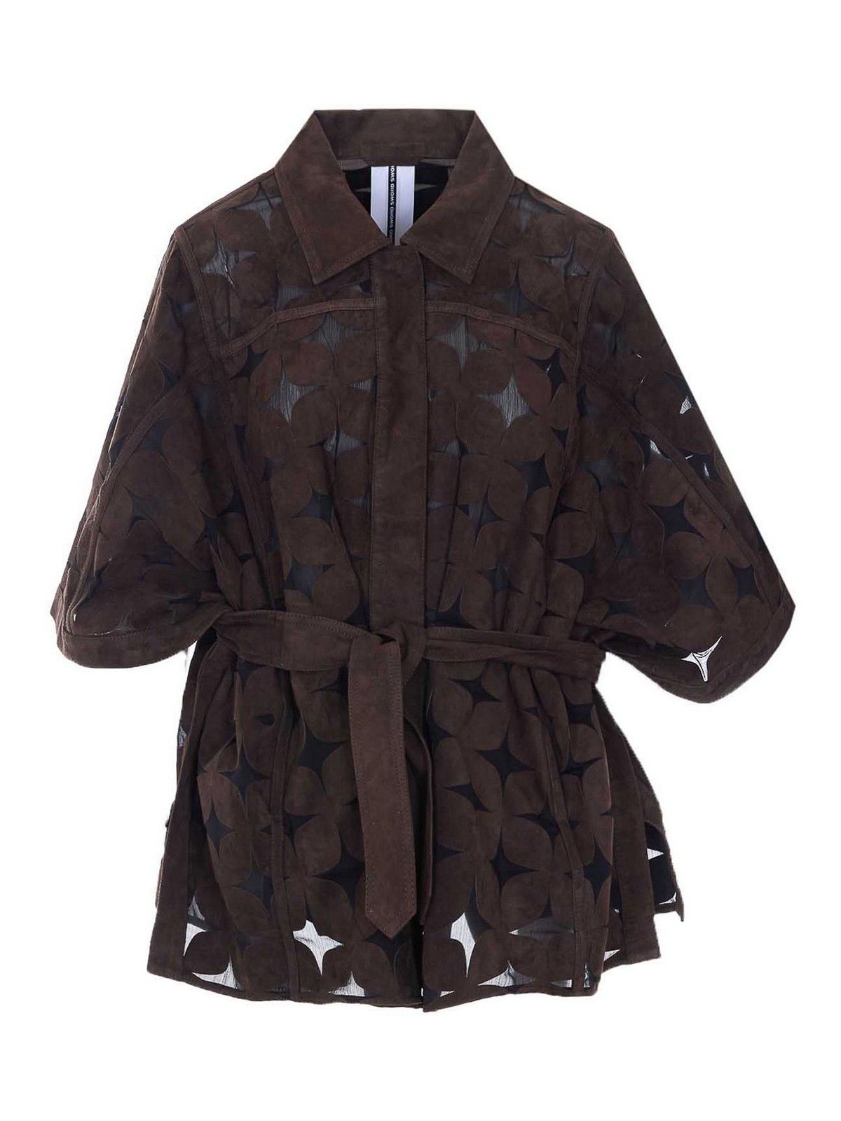 S. W.O. R.D 6.6.44 Brown Leather Jacket