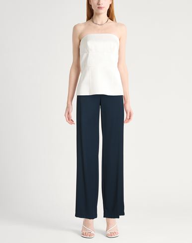 Caractère Woman Pants Navy Size 12 Polyester