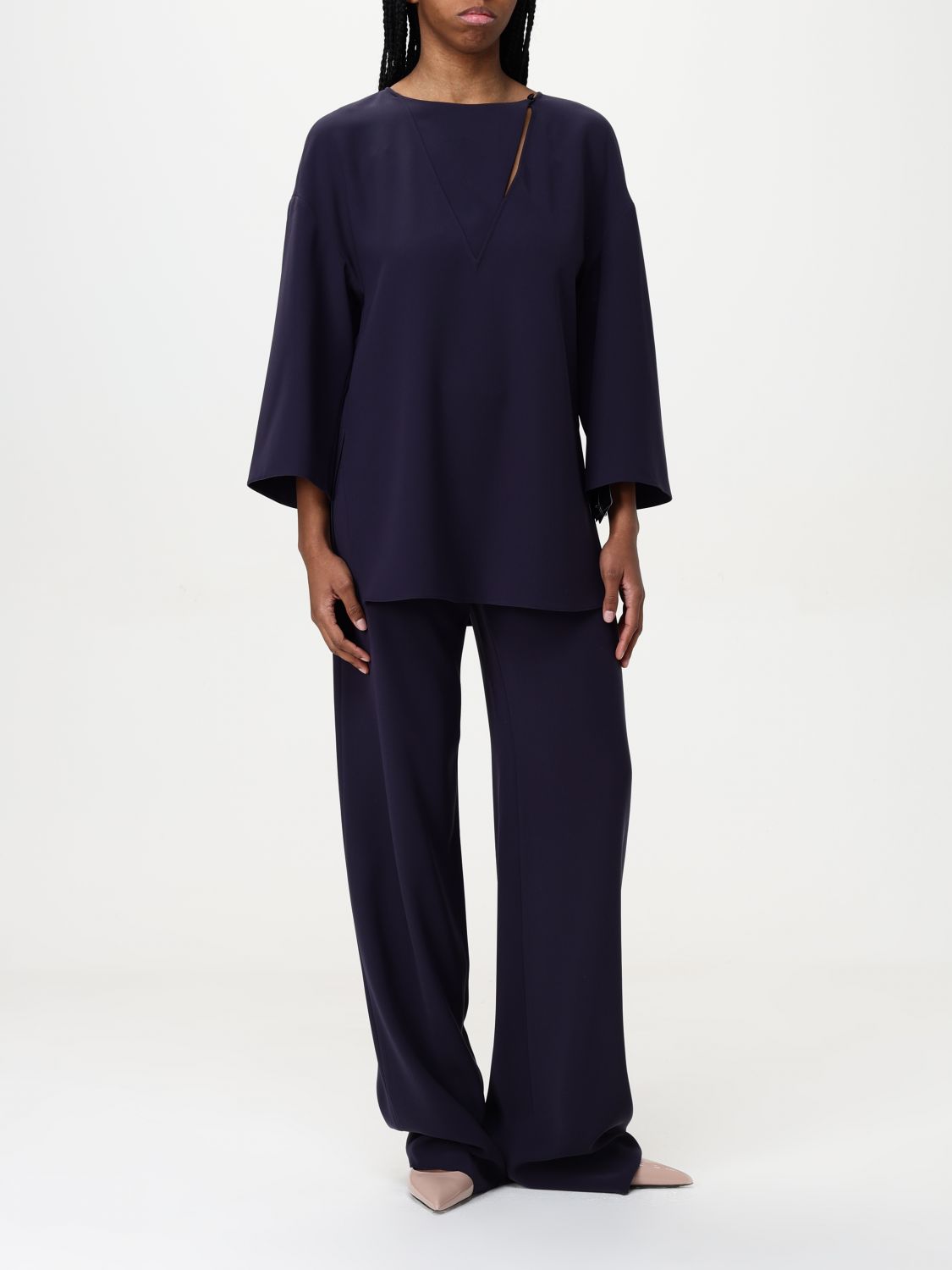 Top Woman color Grey