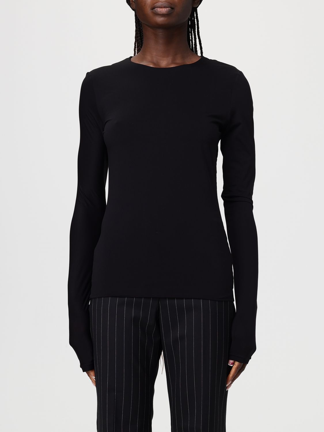 Top Woman color Black