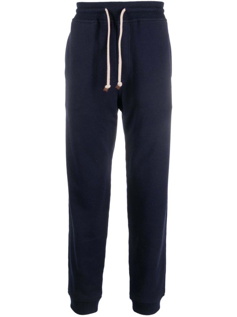 Drawstring-waist track pants - Blue