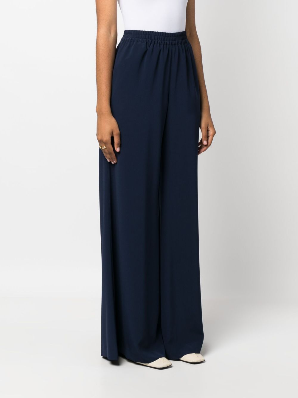 - Satin Wide Leg Trousers