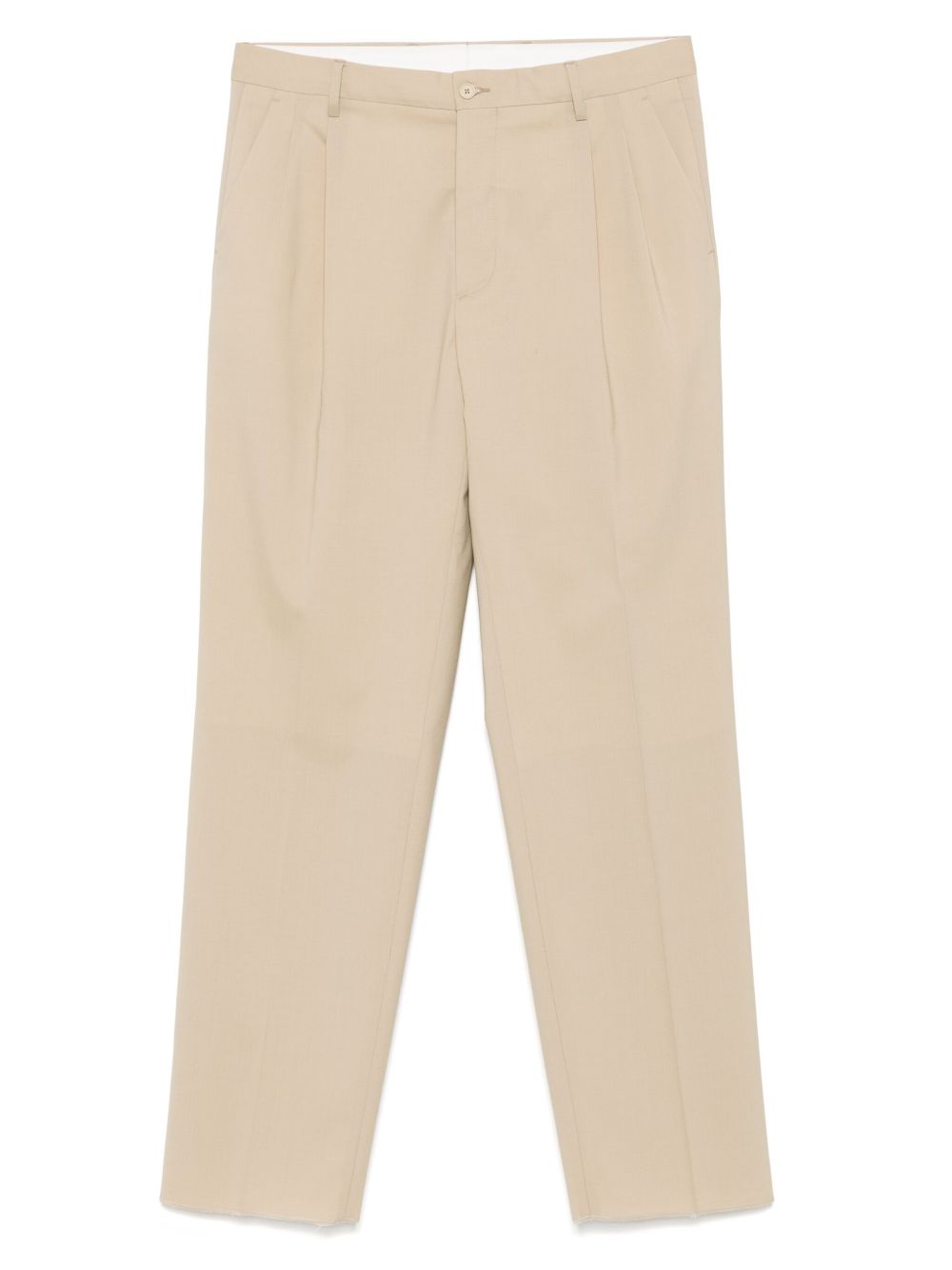 Manuel Ritz pleated chinos - Neutrals