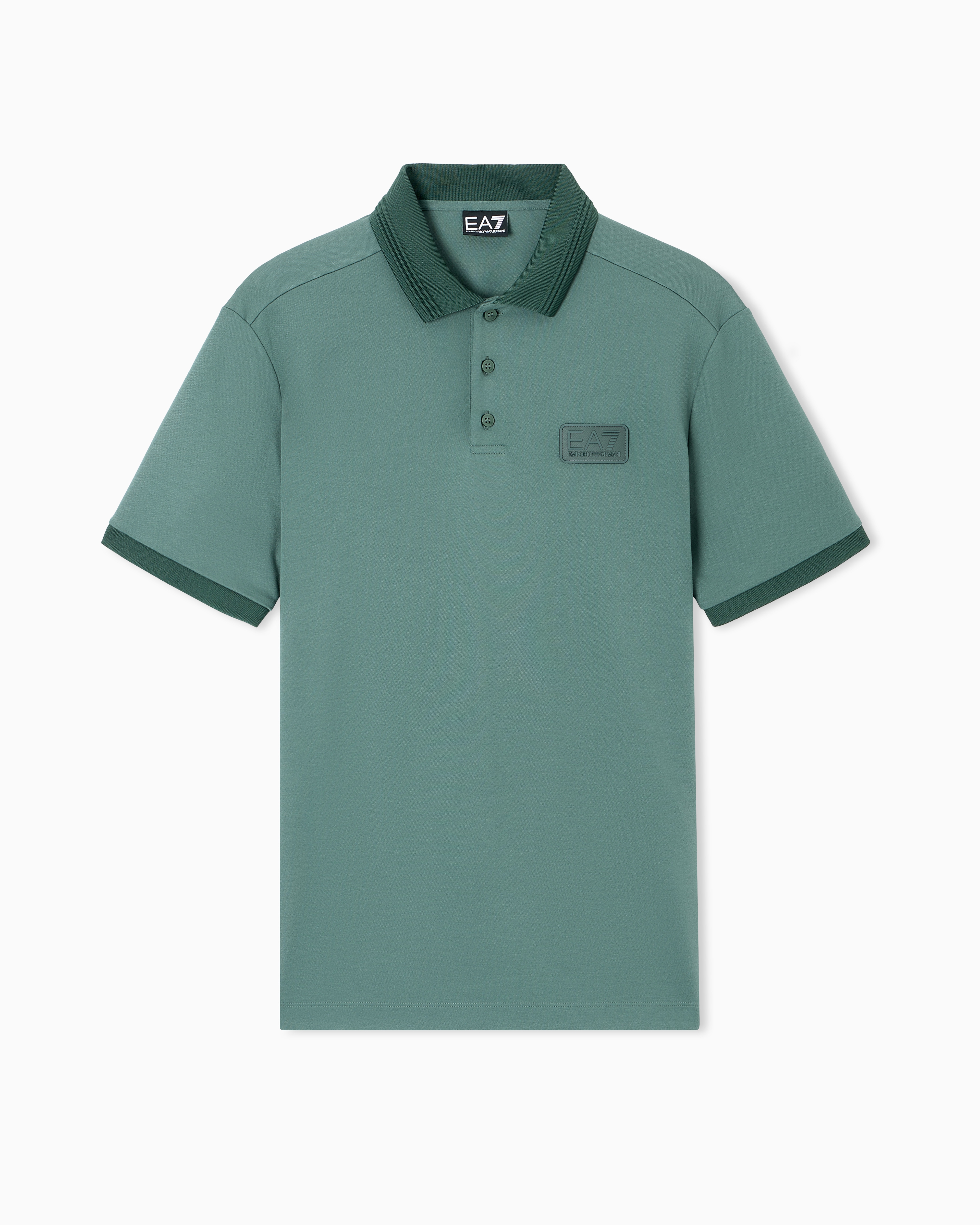 Lux Identity modal-blend polo shirt