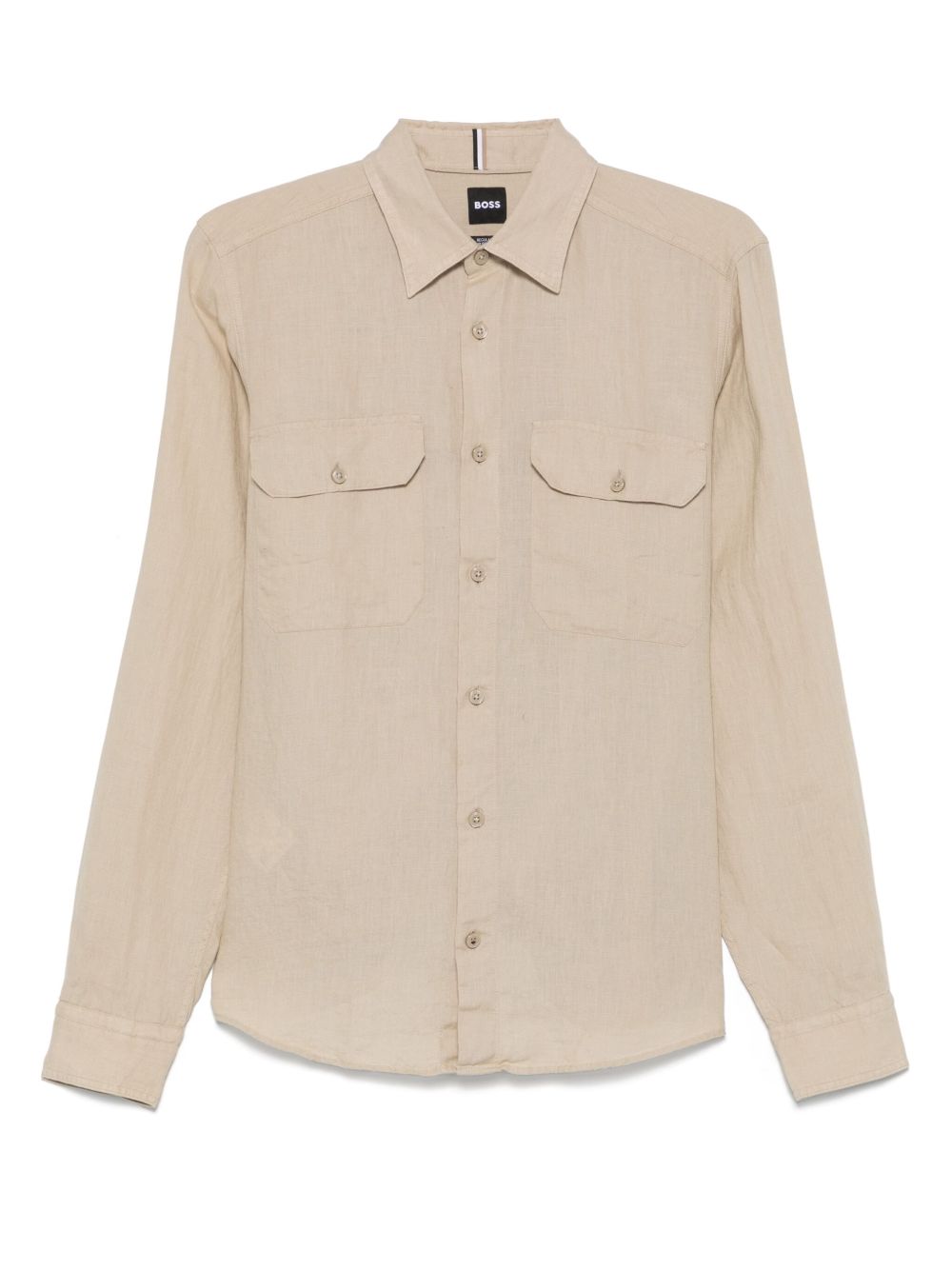 BOSS linen shirt - Neutrals