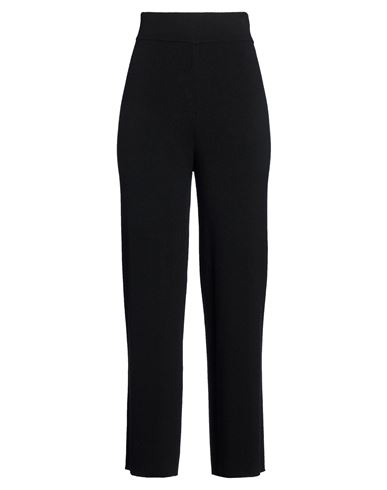 Woman Pants Black Size 4 Wool, Viscose, Polyamide, Cashmere