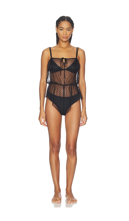 Only Hearts Coucou Lola Charlotte Romper in Black. - S also in