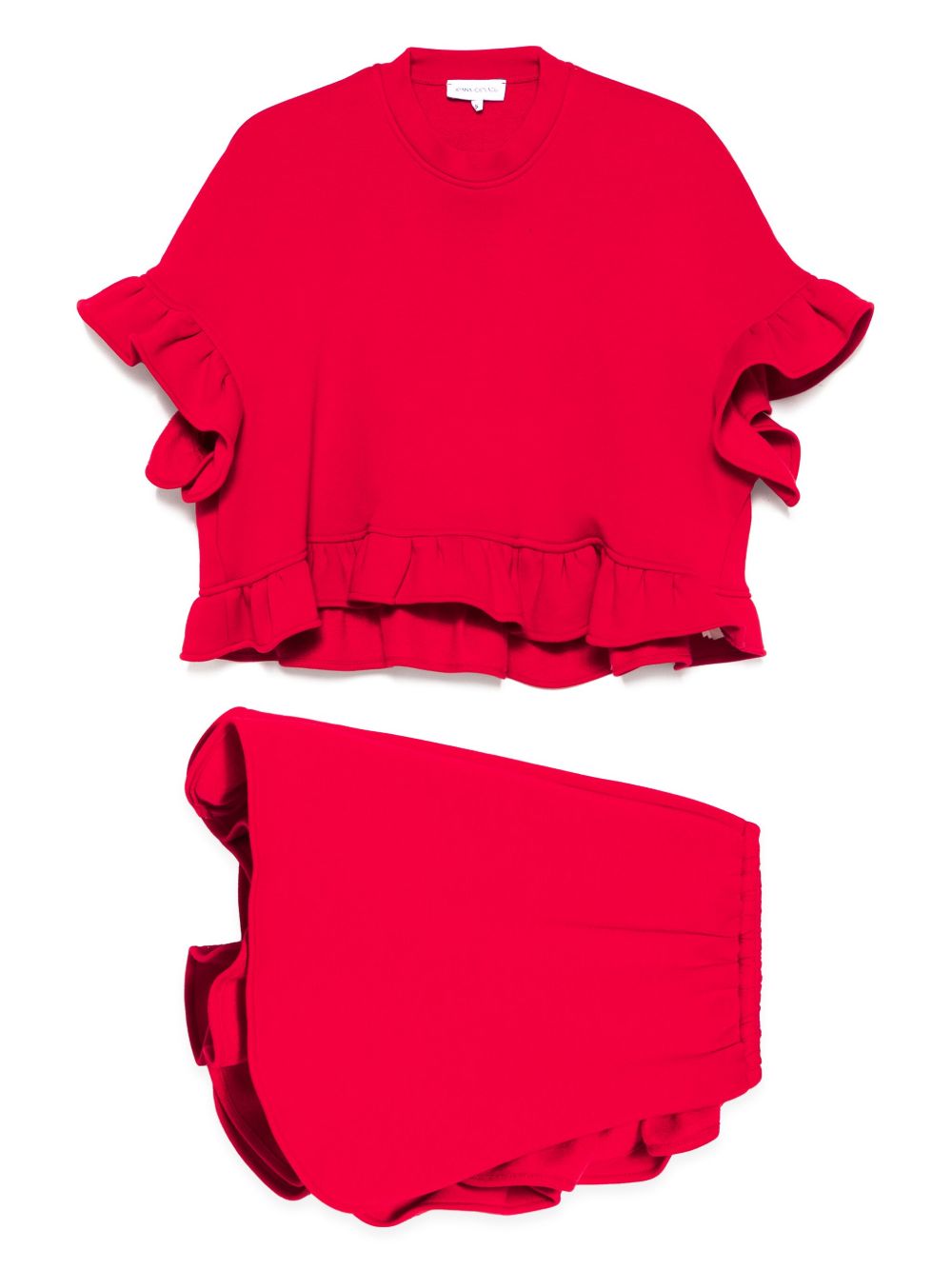 Ioana Ciolacu Peony shorts set - Red