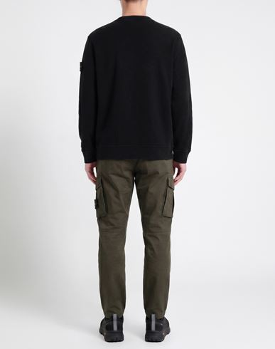 Man Sweatshirt Black Size L Cotton