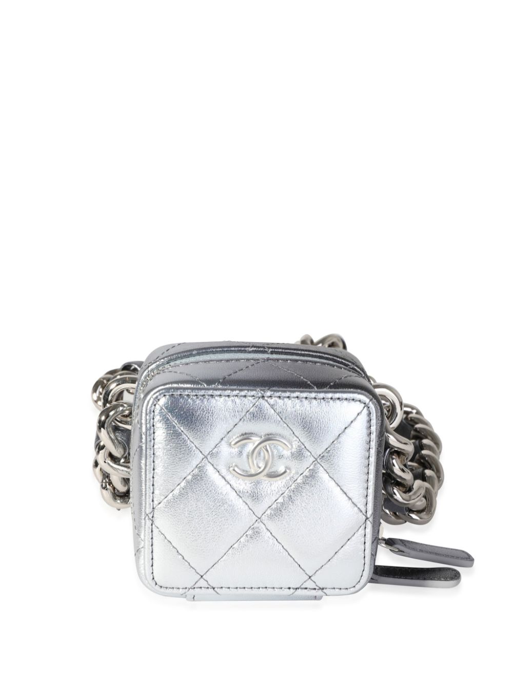 2022 Coco Punk Cube shoulder bag - Silver
