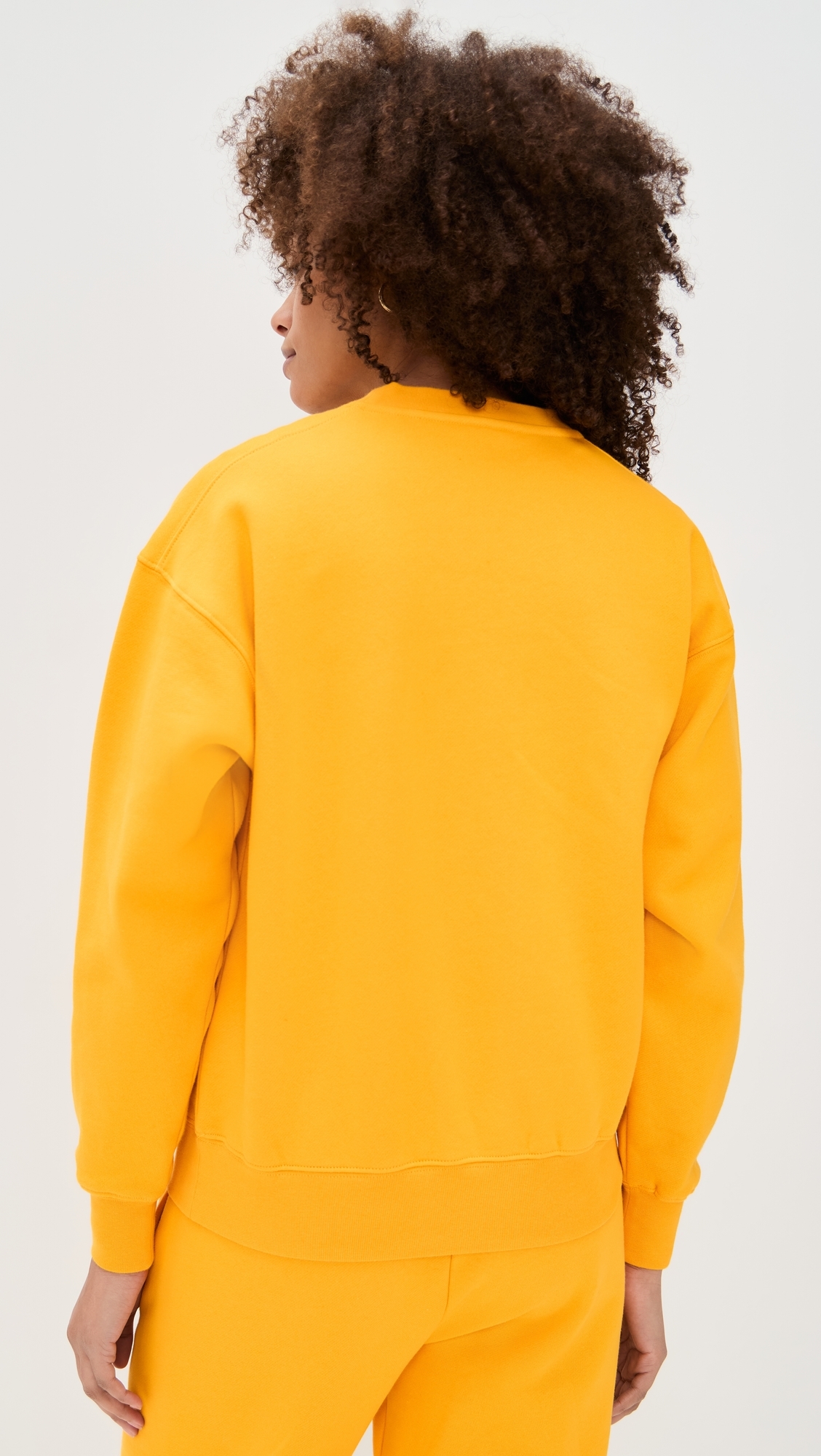 Homme Girls x Fruit of the Loom Crew Neck Sweatshirt Yellow