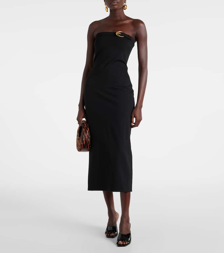 Beekman strapless midi dress