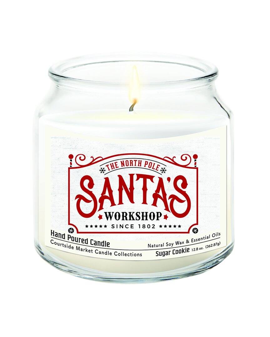 Santa'S Workshop Hand-Poured Soy Wax Candle