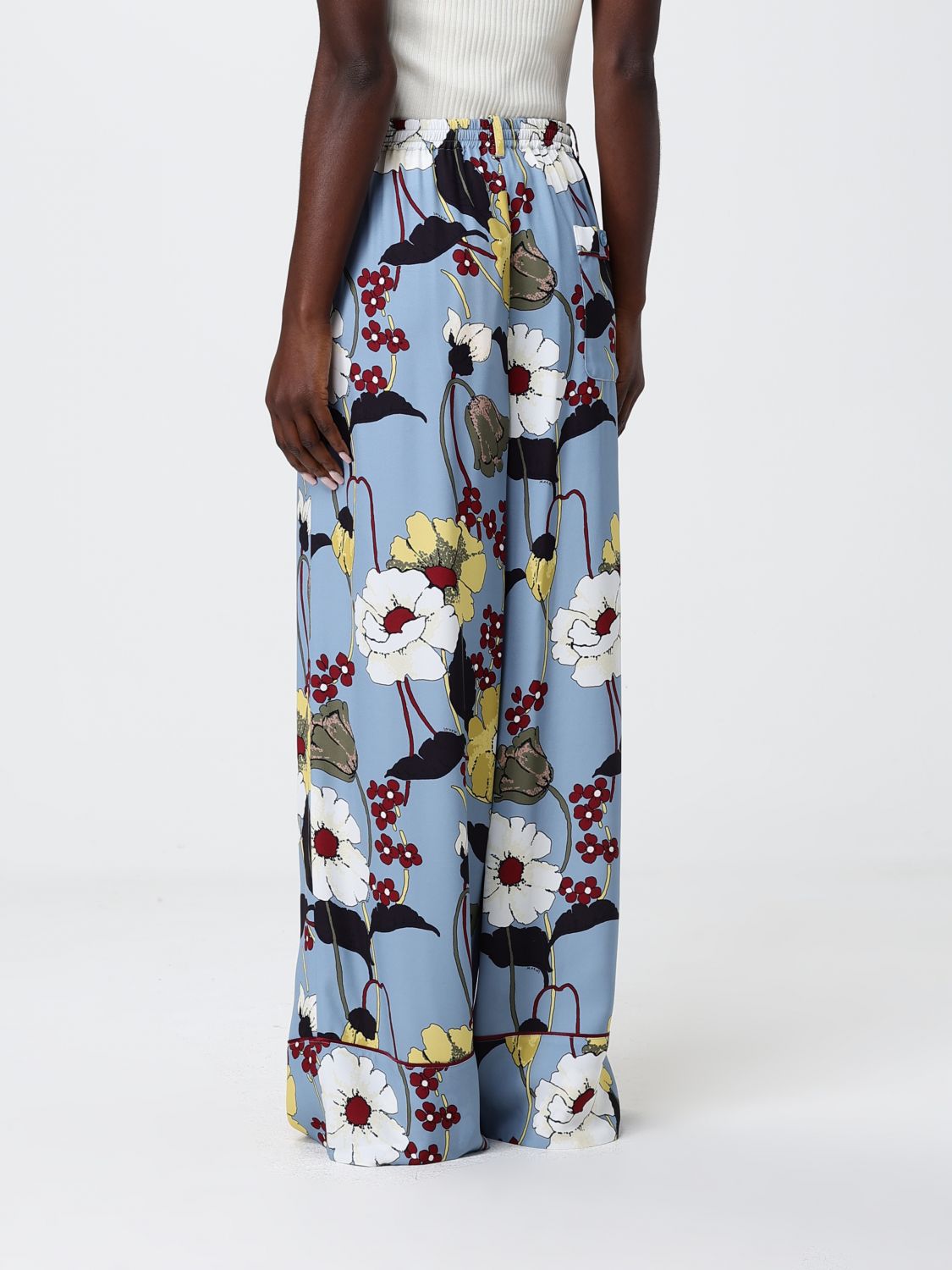 Pants Woman color Sky Blue