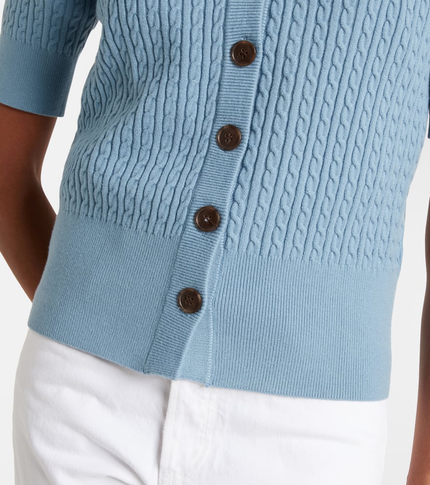 Rhys cable-knit cardigan